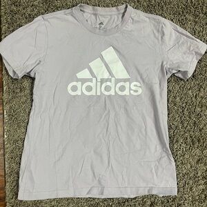 Girls purple adidas shirt